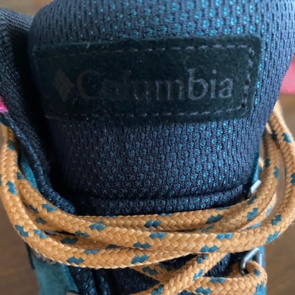 Columbia Newton Ridge Plus US 6 Waterproof Amped hiking shoes teal green - Picture 11 of 16